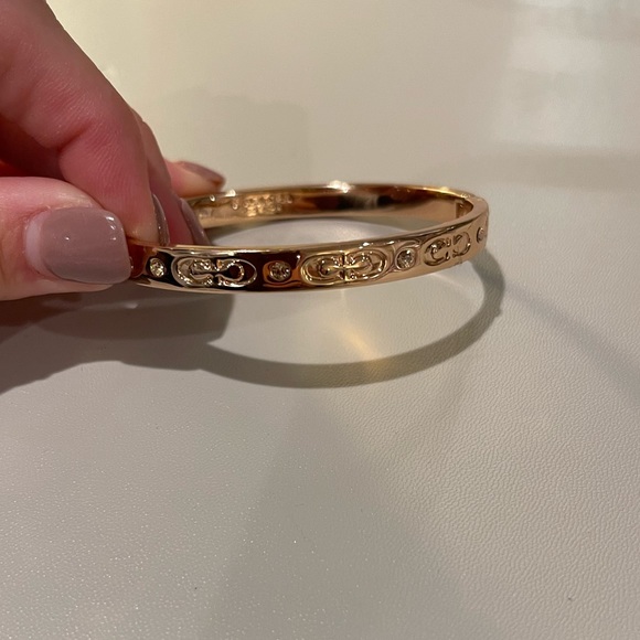 NEW Coach Rose Gold Signature Bracelet - Picture 3 of 8